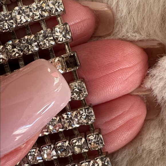 Silver Rhinestone Belt - Picture 8 of 11